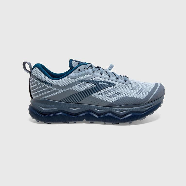 Brooks Men's Caldera 4 Trail Running Shoes Singapore - Blue (62938-WBSU)